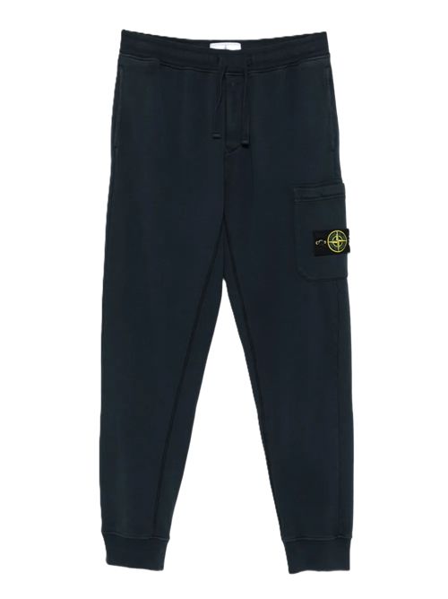 Stone Island Pantaloni navy con coulisse e tasca applicata Stone Island | K2S156200010S0051V0020 NAVY BLUE